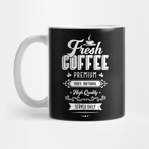 Coffee | Vintage | White by PrinceSnoozy